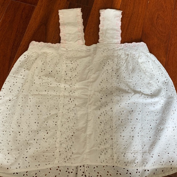 Cotton eyelet top from France - Picture 2 of 4